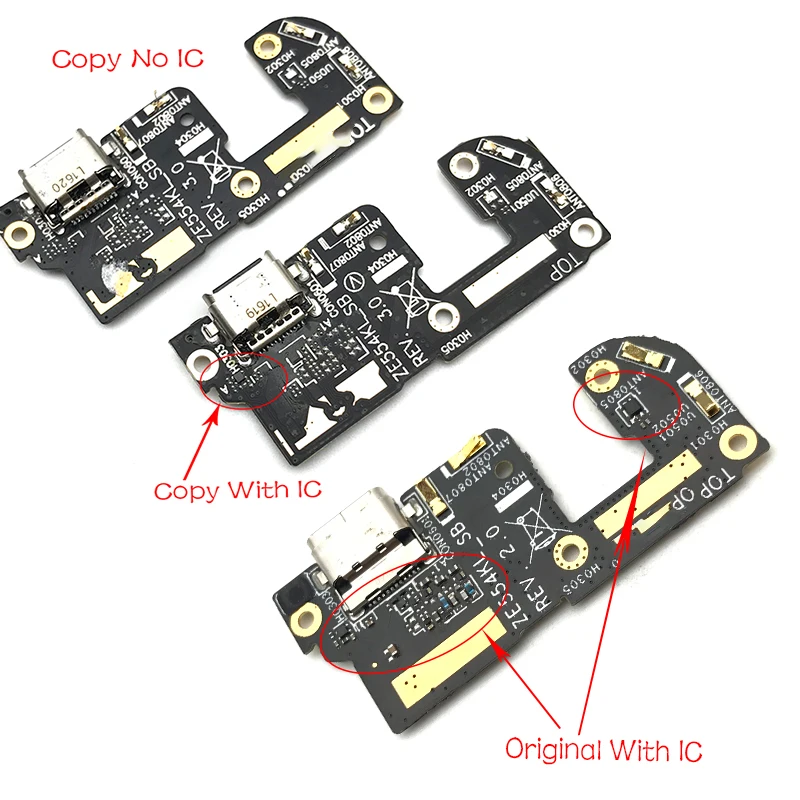 USB разъем для зарядки ASUS Zenfone 4 ZE554KL док порт микрофон гибкий кабель плата|Шлейфы