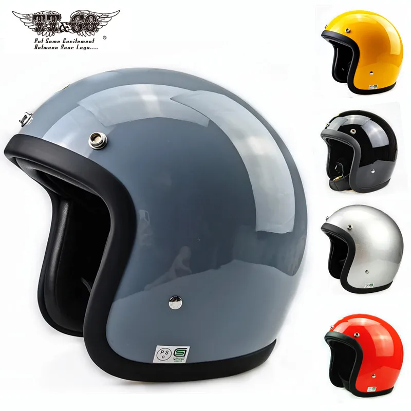 TT &amp CO японский мотоцикл Helmet мотоциклетные шлемы Cafe Racer из стекловолокна
