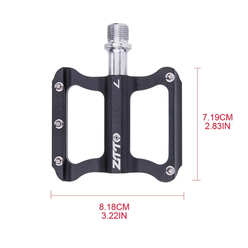 

2 Pcs Universal Strong Bicycle Pedals with Anti-skid Pins MTB Bearing Non-Slip Pedal Flat Bike Repair Modification Parts