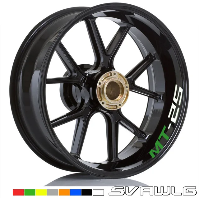 

Motorcycle High Quality Outer Rim Wheel Decal Reflective Stickers For YAMAHA MT25 MT 25 MT-25 Stickers