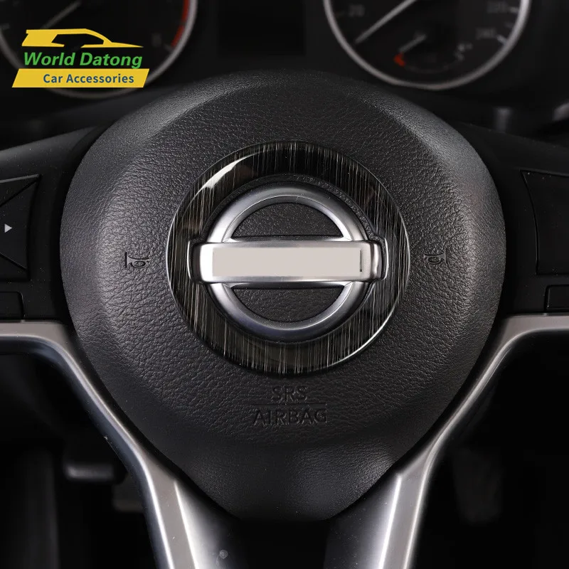 Автомобильный Стайлинг рулевое колесо из нержавеющей стали декоративные
