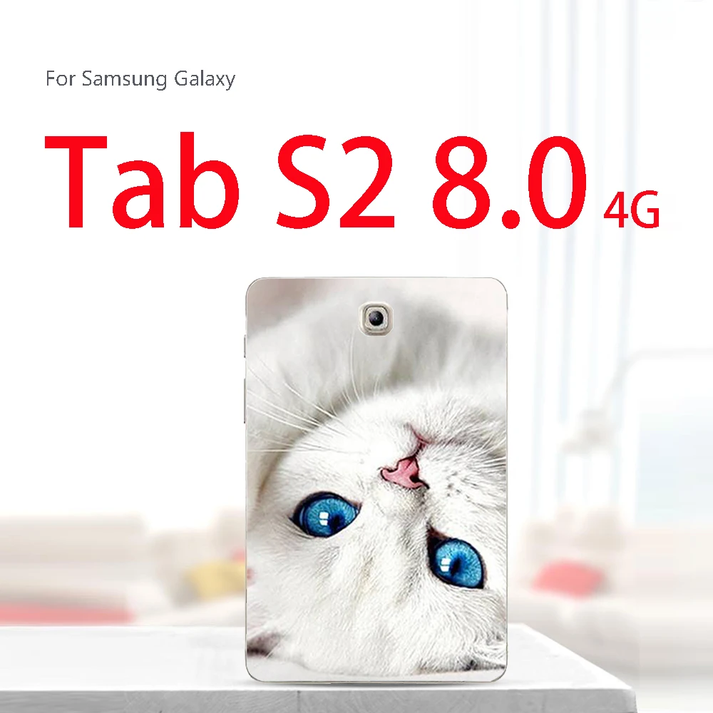 T715 lan yan mao Краски планшетный чехол для Samsung Galaxy Tab S2 8,0 4G SM-T715C T719 SM-T710 Tab A 8,0 SM-T350 SM-T350X Tab3 8,0 SM-T310 T311 чехол - Цвет: T715 lan yan mao