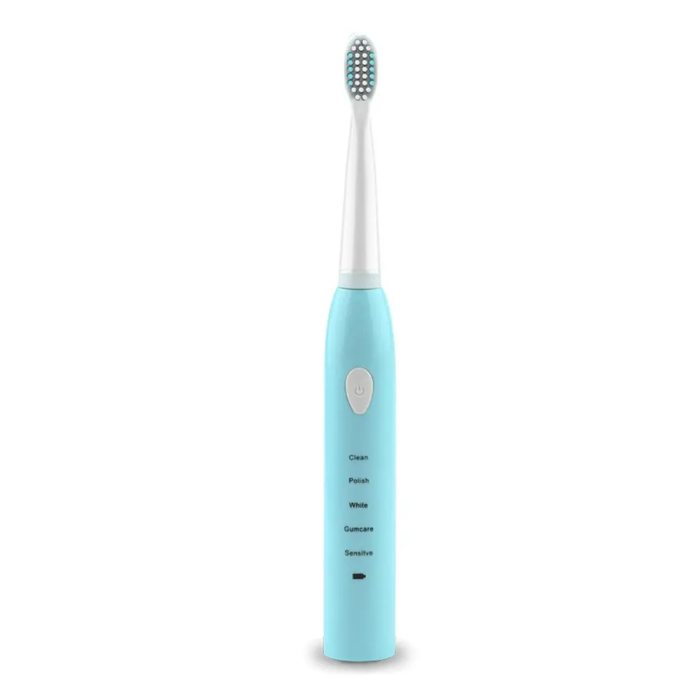 

Sonic Electric Toothbrush Adult IPX7 Waterproof Timer Smart Tooth Brush Wireless Rechargeable Tooth Brushes Replacement Head Set