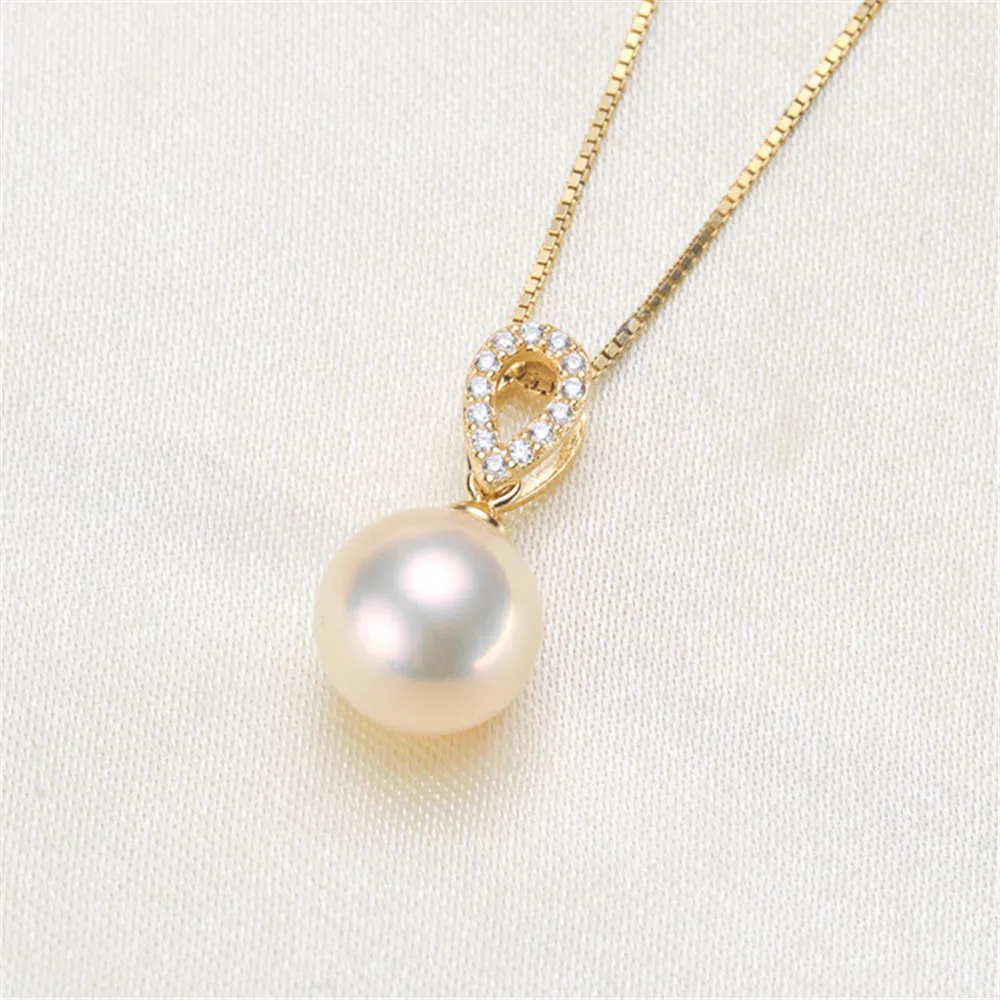 

Special Offer 925 Sterling Silver Pearl Pendant Necklace Pendant Findings Jewelry Parts Fittings Women Accessories