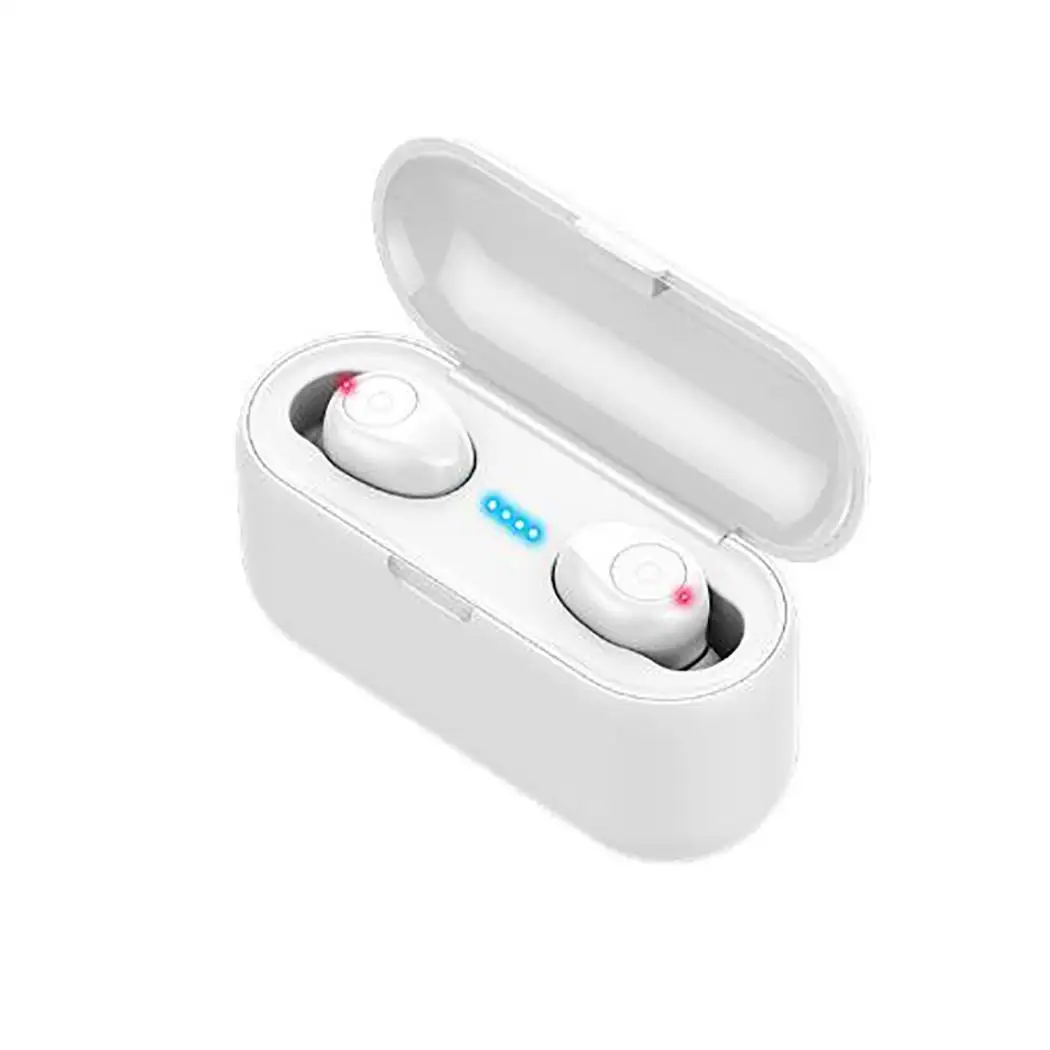 Миниатюрная Беспроводная Bluetooth-гарнитура наушники-вкладыши 20-21000 Гц светодиодный