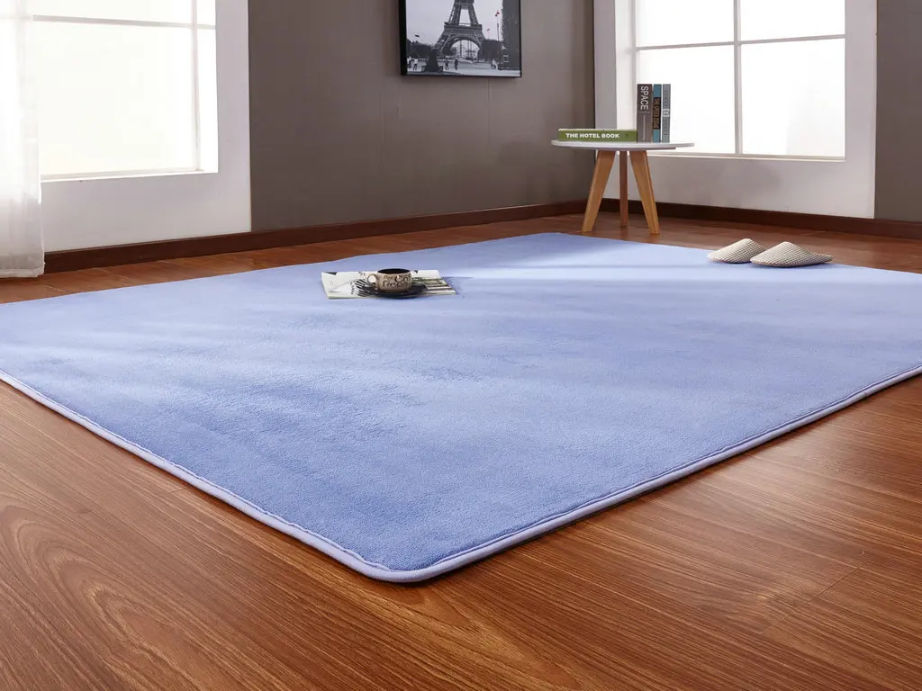 blue 160x200 см короткошерстный коралловый бархатный ковер для гостиной, напольный коврик, коврик для кофейного столика, одеяло для спальни, коврик для кровати, напольный коврик, подушка для двери - Цвет: blue