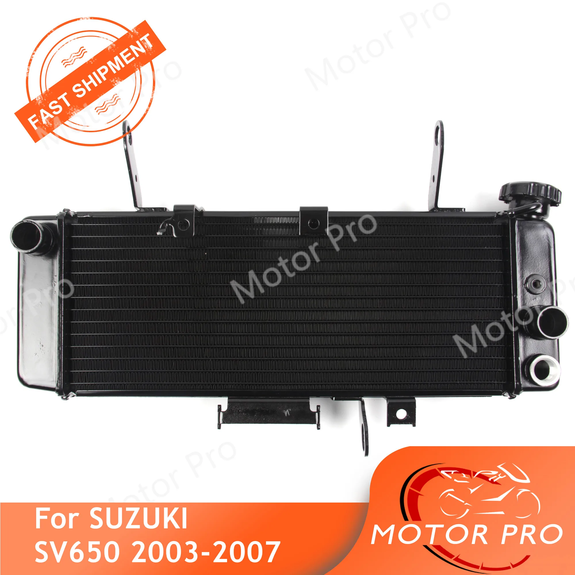 Radiator For Suzuki SV650 2003 - 2007 Cooling Cooler Motorcycle Replacement Accessories SV 650 Black 2004 2005 2006 03 04 05 06 |