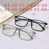 big frame square prescription eyeglasses vintage optical myopia glasses 0 5 1 1 5 2 2 5 3 3 5 4 4 5 5 6