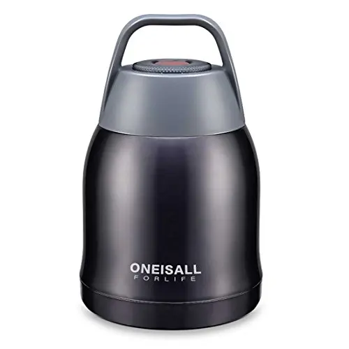 ONEISALL, 600 мл тушеный горшок, бутылка-термос для еды, контейнер для супа, Ланч-бокс из нержавеющей стали с двойными стенками, контейнер для еды