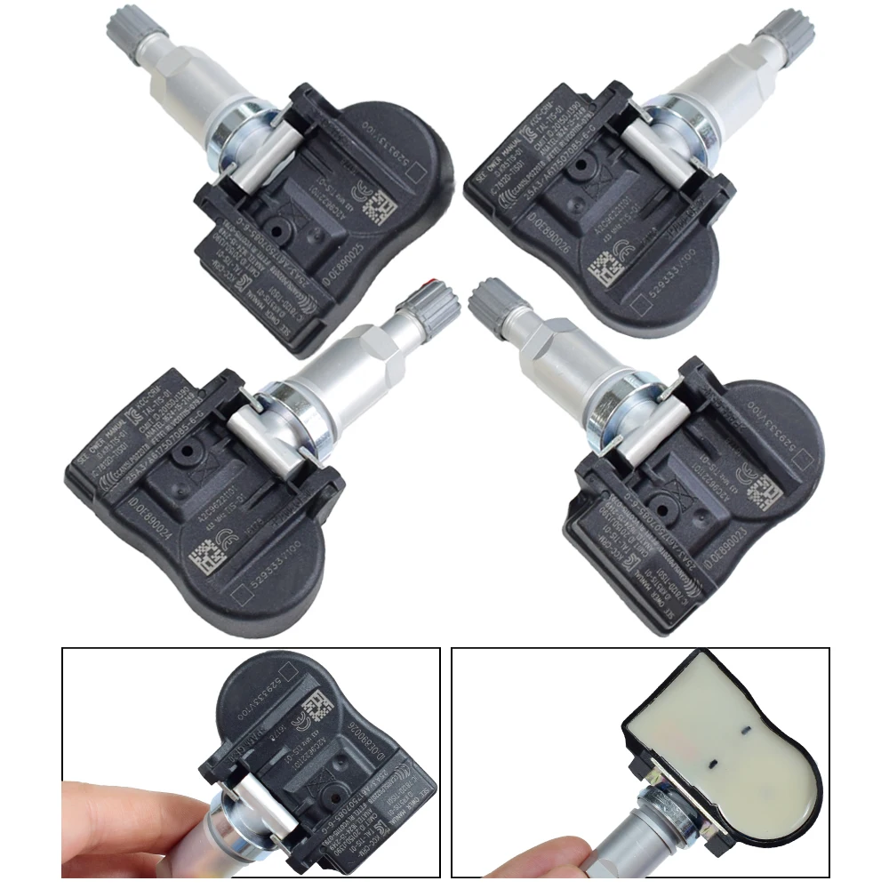 Датчик контроля давления в шинах 4 шт. 433 МГц TPMS для Hyundai i40 VF 2011-2014 Asuna 52933-3V100 529333V100