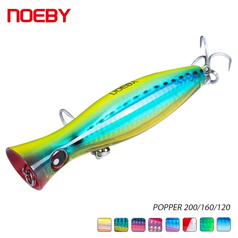 

200mm 150g Trolling Topwater Popper Lure with Japanese SUGIURA Treble Hook for Marlin GT Tuna Saltwater Fishing Tackle NBL9602