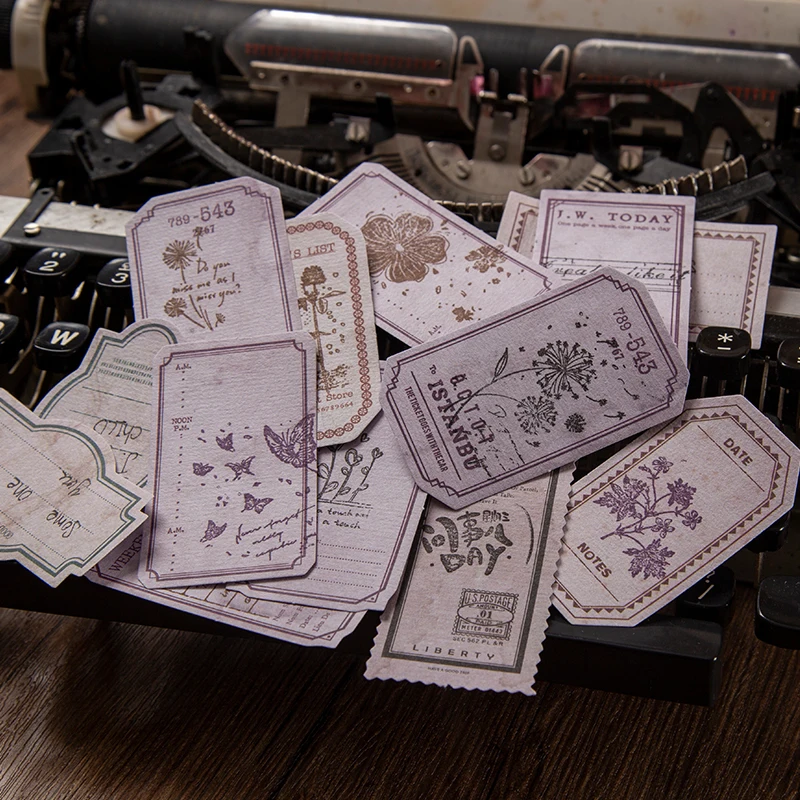 Альбом для записей Dimi в коробке 50 листов классическом ретро стиле | Канцтовары