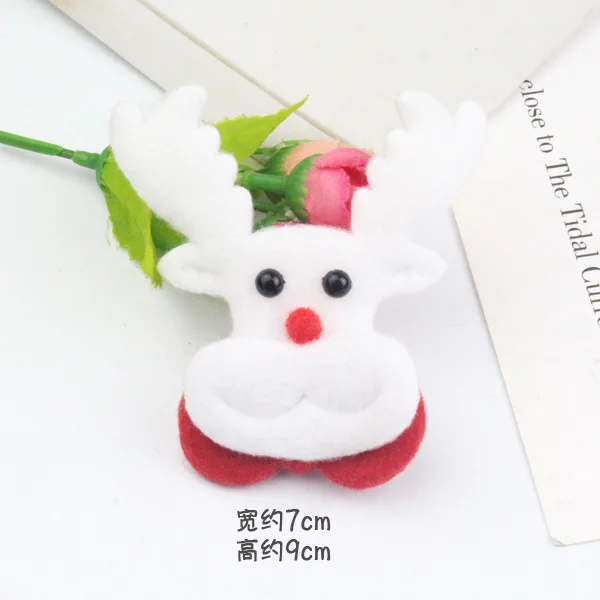 10 шт./лот DIY милые рождественские нашивки ручной работы Аппликации для одежды