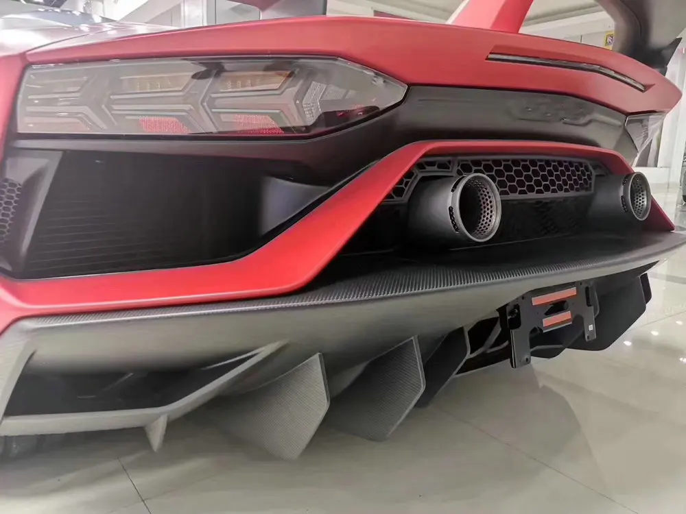 Боди SVJ63 для Lamborghini LP700 720 740 750 to боковые юбки переднего и заднего бампера задний