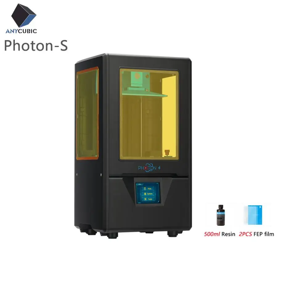 Photon-S black Anycubic Photon S 3d принтер комплект 3d украшение стоматологический Модернизированный лазер SLA/lcd УФ Смола слайсер рабочего стола impresora 3d drukarka anicubic - Цвет: Photon-S black
