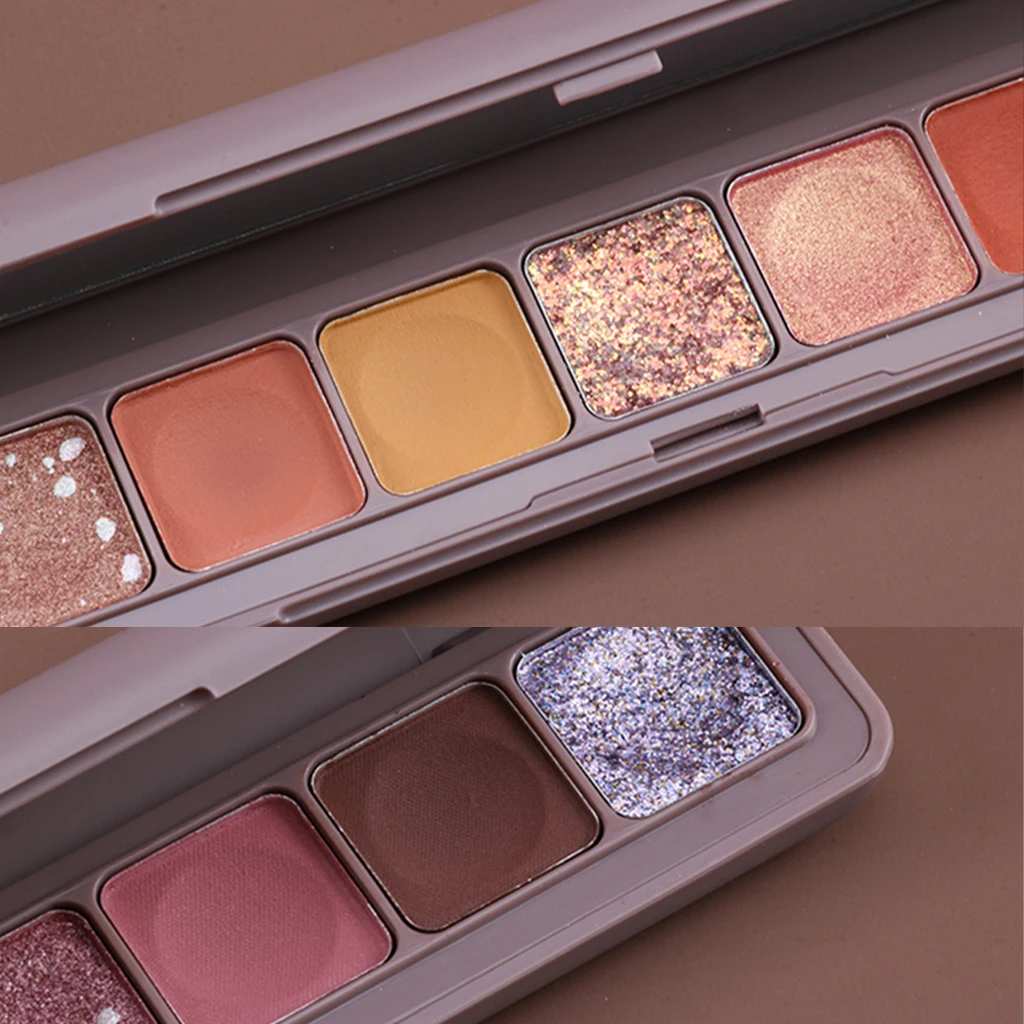 

9 видов цветов, стойкие матовые мерцающие тени для век, палитра, набор для макияжа, косметика для девушек и женщин, водонепроницаемая