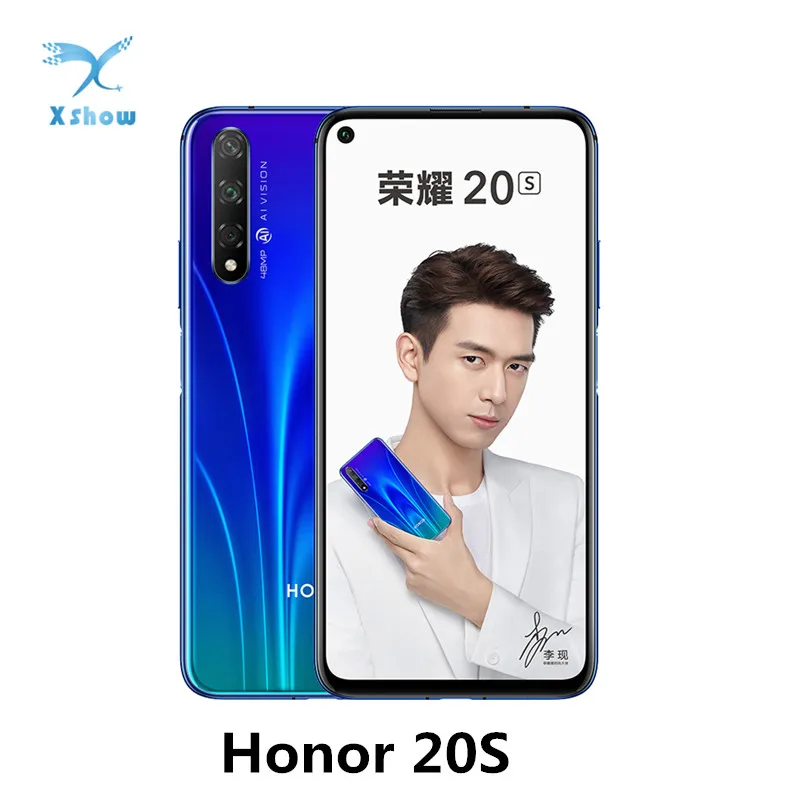 Мобильный телефон HONOR 20 S экран 6 26 дюйма Восьмиядерный процессор Android 9 0 сканер