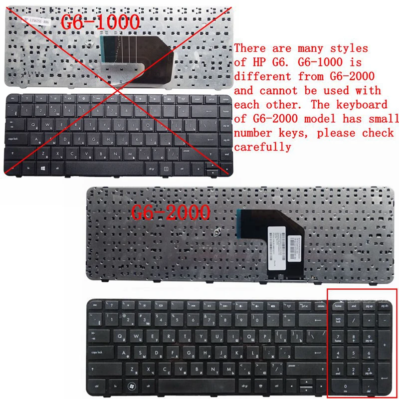 US/RU/SP/JP клавиатура для ноутбука HP Pavilion G6-2000 699497-251 647425-251 697452-251 AER36701210 AER36Q02310 AER36E01010 |