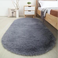 ruldgee ellipse oval thick carpet bedroom bedside bed blanket living room sofa tea table long wool mat cute alfombra floor mat