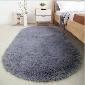 ruldgee ellipse oval thick carpet bedroom bedside bed blanket living room sofa tea table long wool mat cute alfombra floor mat free global shipping