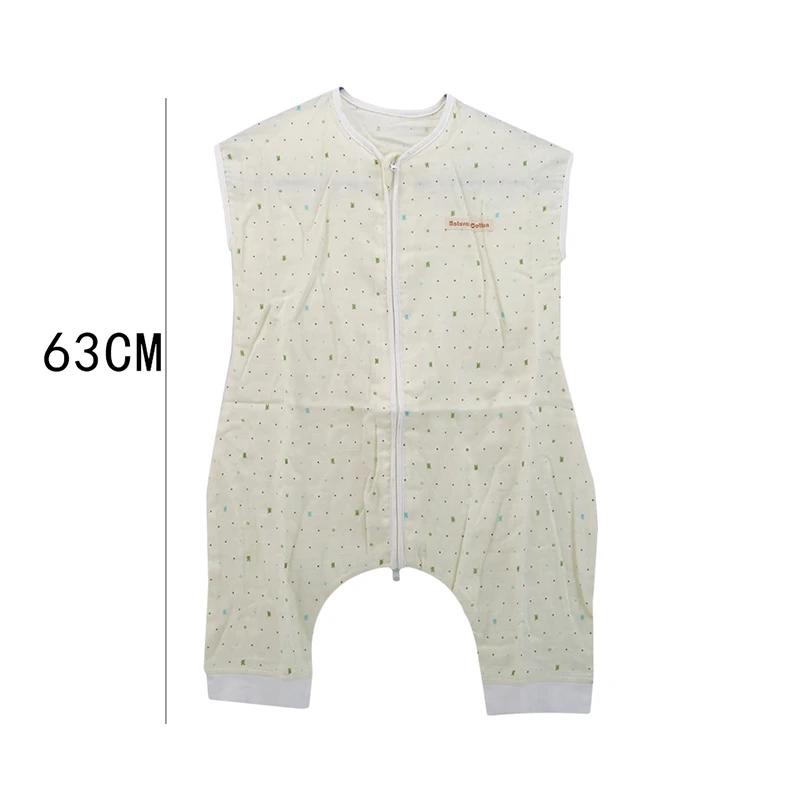 

Cotton Gauze Baby Sleeping Bag Spring And Autumn Thin Children's Four Seasons Universal Heating Room Baby Legs Anti-kick