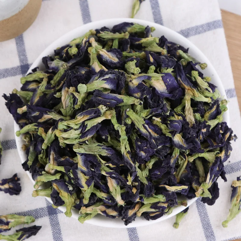 Синяя бабочка топ горох чай цветок повышает пищеварение анти спирт здоровье