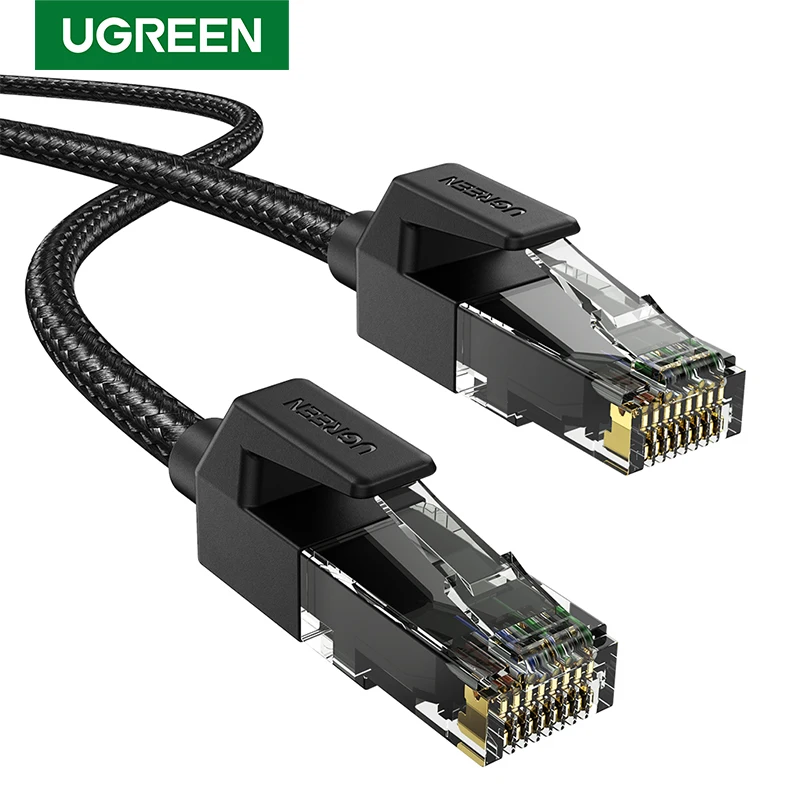 UGREEN Ethernet Cable CAT6 Durable Nylon Braided RJ45 Cable Ethernet For PS 4 Laptops Router Gatos CATS 6 RJ 45 Lan Cable RJ45