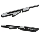 Стикер 3D в стиле автомобиля, стикер Gt Line с буквами для Kia, наклейка на багажник автомобиля, наклейки на двери s Gt Line