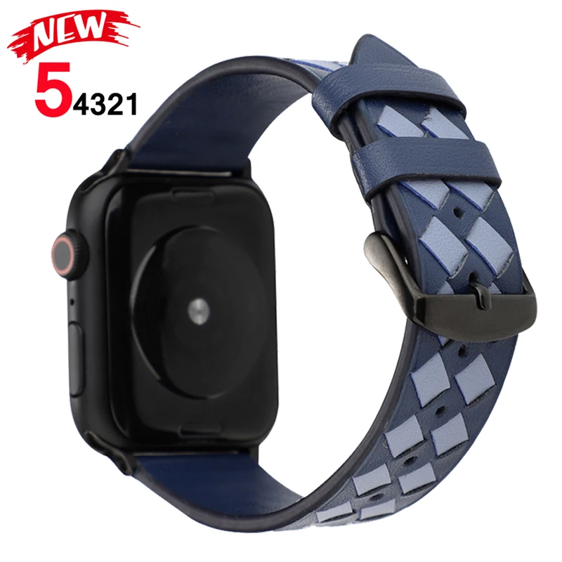 

Leather Strap for Apple Watch Band 6 44mm 40mm 42mm 38mm Correa Iwatch 5 4 3 2 Sport Loop Bracelet for Apple Watch Accessories