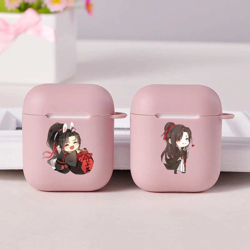 Чехол в стиле аниме Air Pod для Airpods 1/2 мягкий силиконовый беспроводной чехол с Bluetooth