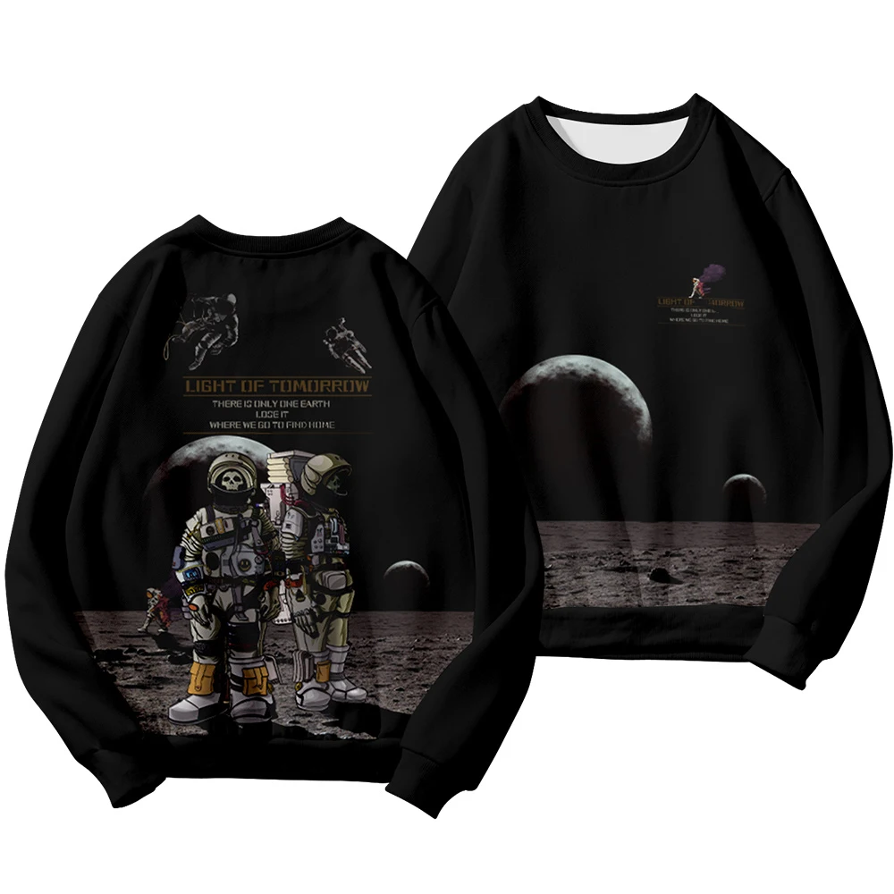 

Astronauts 3D Print Casual Fashion Hip Hop Hoodie Spring long sleeve Sweatshirt Men Harajuku College Style Women Streetwear