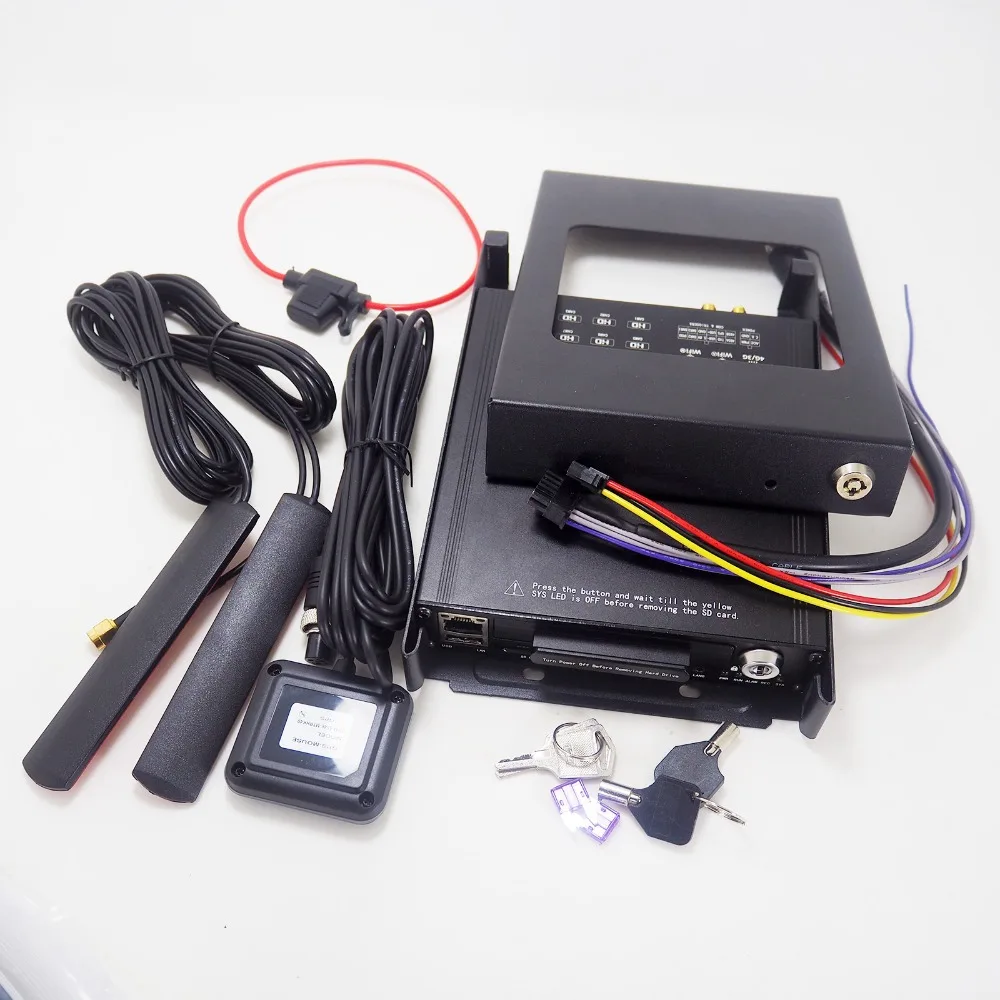 Система видеонаблюдения HDVR8045 с 4 камерами 1080P и поддержкой GPS/Wi Fi/4G|Система
