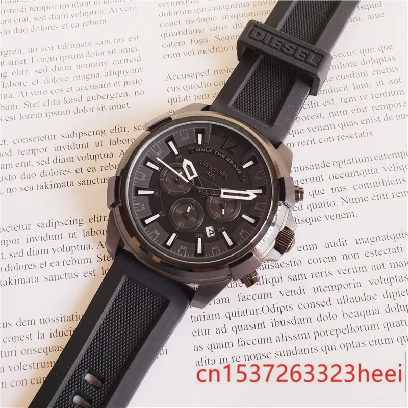 

Diesel watch men's skeleton automatic mechanical AAA watch gold skeleton retro men's women watch quartz watch