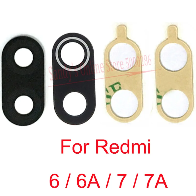 2 шт. стекло для задней камеры Xiaomi Redmi 6 6A 7 7A Redmi6 Redmi7 Redmi6A Redmi7A запасные