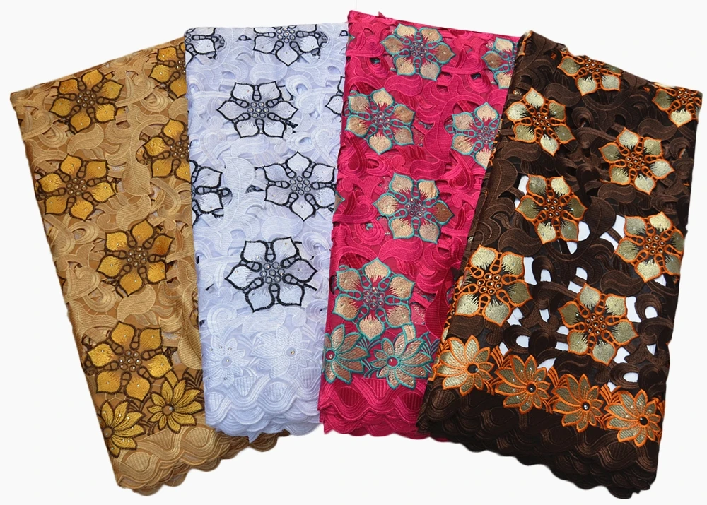 

Anna royal blue swiss voile lace in switzerland embroidery with stones 5 yards/piece african dry laces 100% cotton fabrics