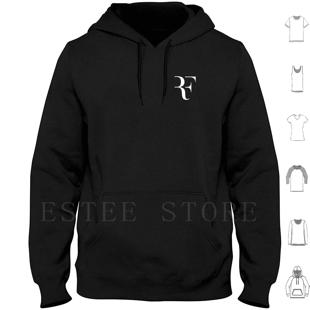 

Patch Roger Rf Hoodies Long Sleeve Rf Black Rf Tennis Player Signature Wimbledon Nocak Djokovic Tournament Ball Legend