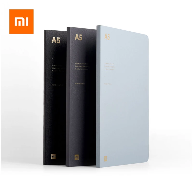 Блокнот Xiaomi A5 с плавным письмом 80 г даолиновая бумага Обложка для горячего