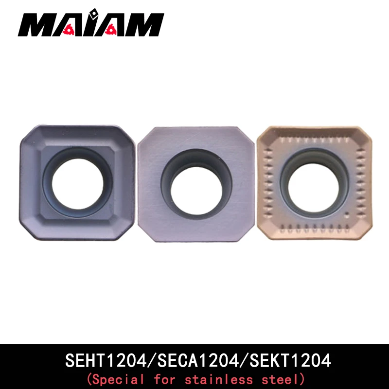Вставка SECA SEKT SEHT SECA1204 SEKT1204 SEHT1204 AFTN карбидные фрезерные вставки с ЧПУ для