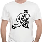 Мужская футболка Rancid с изображением волка, Черная Мужская забавная Повседневная Уличная одежда, футболка с принтом в стиле хип-хоп, европейский размер