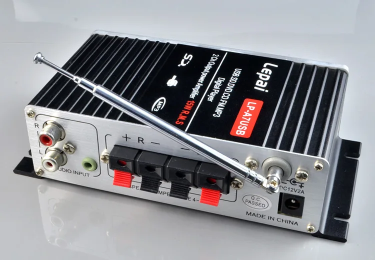 LP-A7USB мини-автомобильный усилитель домашний многофункциональный небольшой 12 В