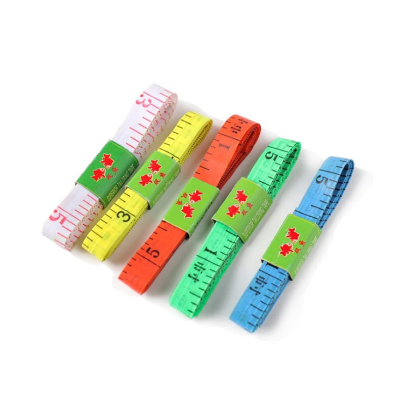 

1.5m Body Measuring Ruler Sewing Tailor Tape Mini Soft Flat Ruler Centimeter Meter Sewing Measuring Tapes Measure