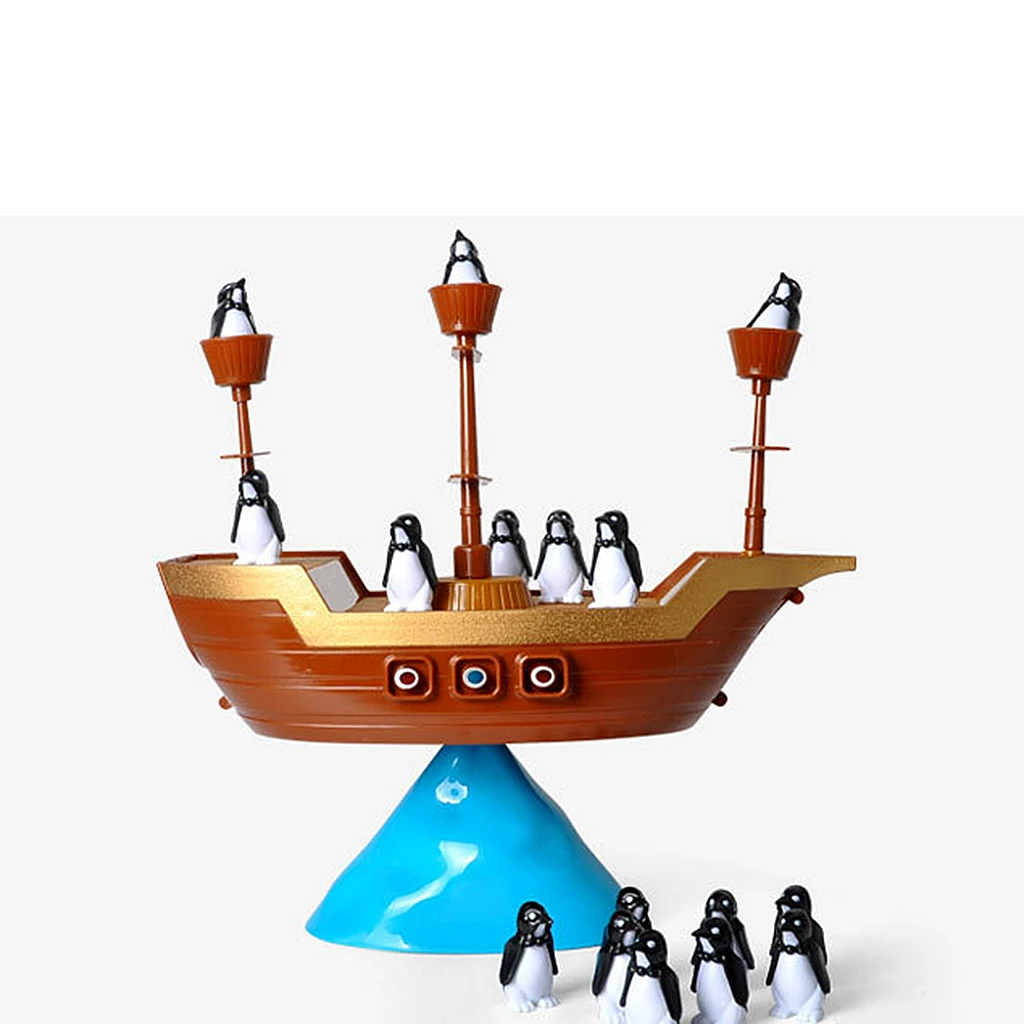 Plastic Educational Learning Toys Penguin Pirate Boat Toy Birthday Gift | Спорт и развлечения