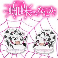 cute kawaii so im a spider so what kumoko anime acrylic desk stand action figure toys kumo desu ga nani ka cosplay decor gift
