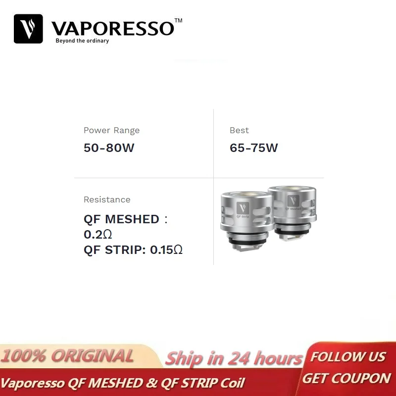 18 шт./лот Vaporesso SKRR Замена QF Vape катушки QF полосы 0.15ohm QF в сеточку 0.2ohm атомайзер ядро для Люкс Gen комплект SKRR-S танк
