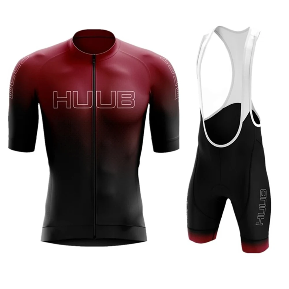 Мужской комплект одежды для велоспорта Huub Pro из Джерси с коротким рукавом и шорт