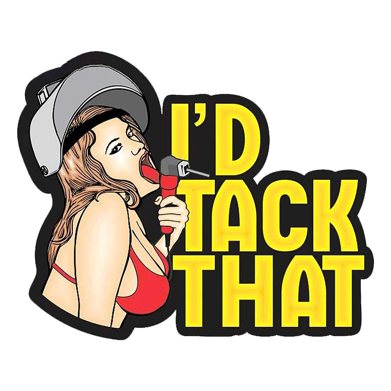 13 см x для Id Tack That Girl мультяшный ноутбук Deal доска серфинга лобовое стекло графика