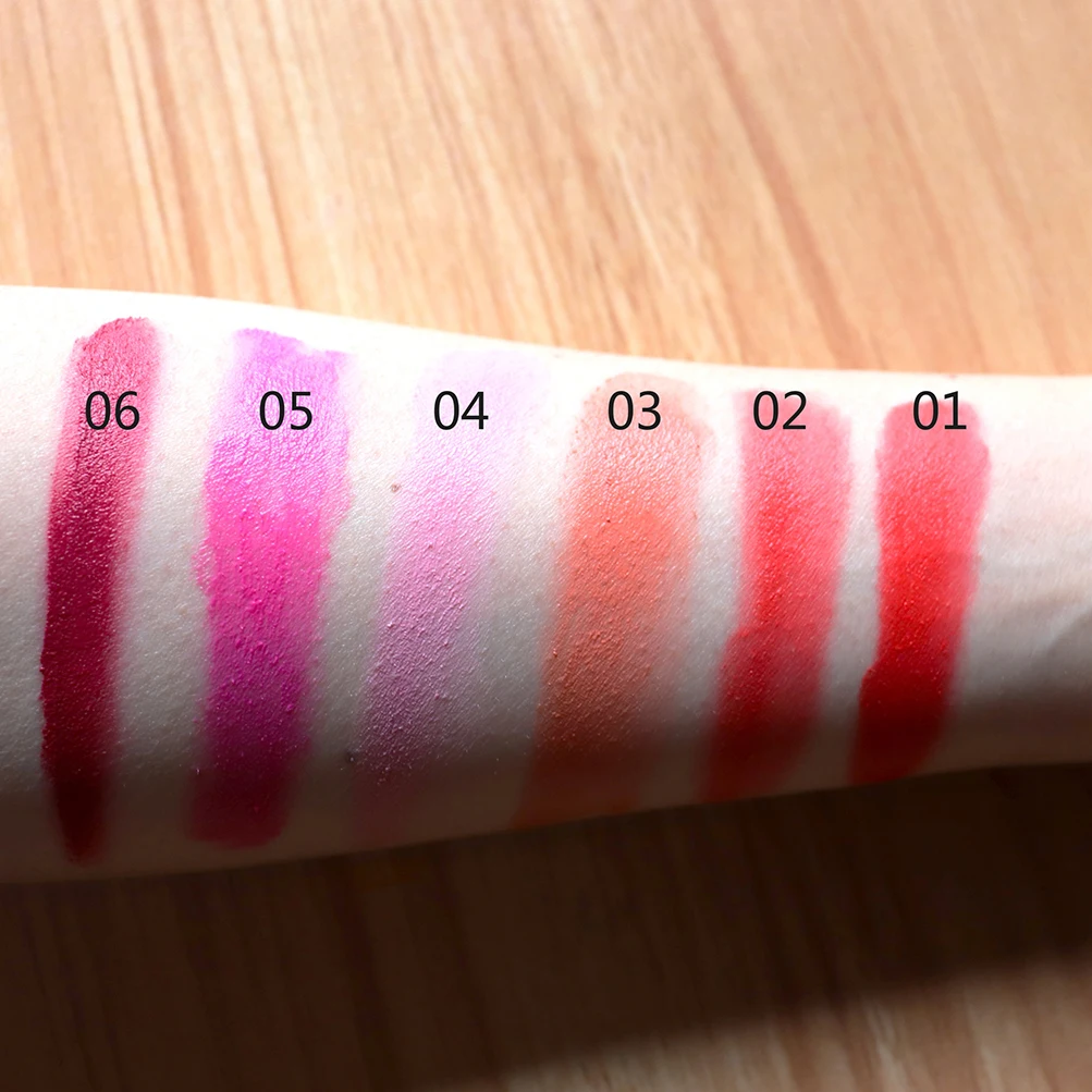 Кремовые румяна для лица увлажняющие стойкие 6 цветов