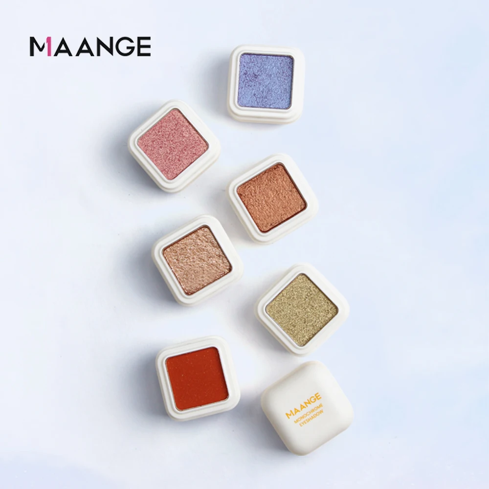 Новинка 6 цветов матовые тени для век Палетка водостойкая мерцающий пигмент