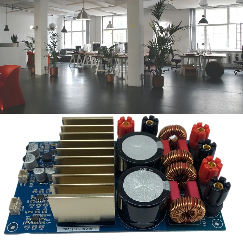 

TPA3251D2 Digital Power Amplifier Board 175W+175W Stereo HiFi Amplifer