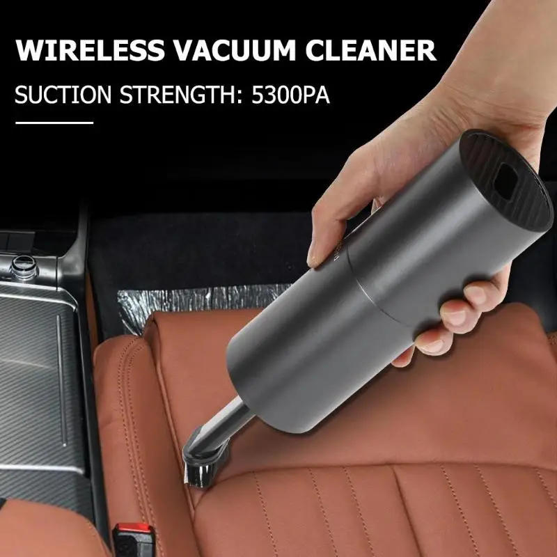

Wireless Mini Vacuum Cleaner USB Rechargeable Handheld Cleaner Auto Home Indoor Car Interior Cleaner Wet and Dry Dual Portable